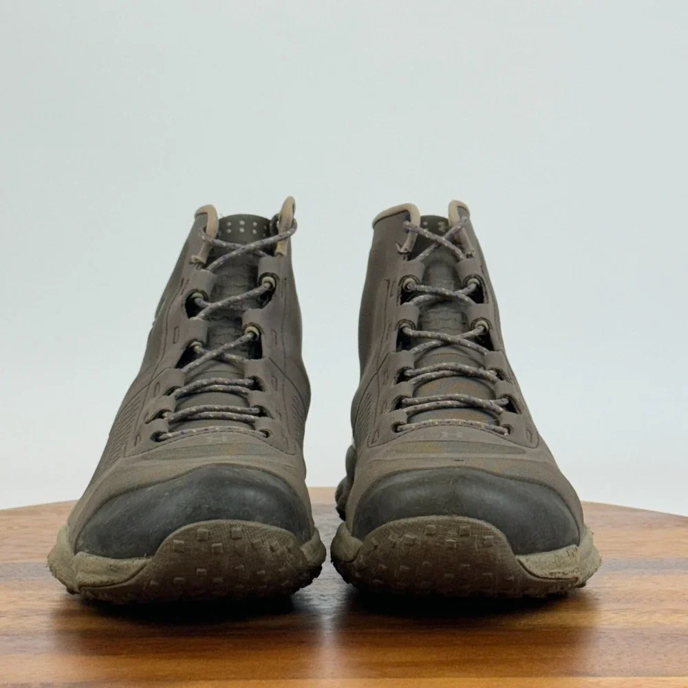 Mens Under Armour Speedfit Brown Mid Outdoor Hiking Ankle‎ Boots Size 9 M GUC